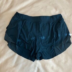 Lululemon Dark Blue Green Athletic Shorts
